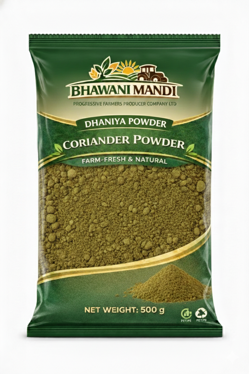 Bhawani Mandi Natural Coriander Powder | Freshly Ground Dhaniya Powder | 100% Pure